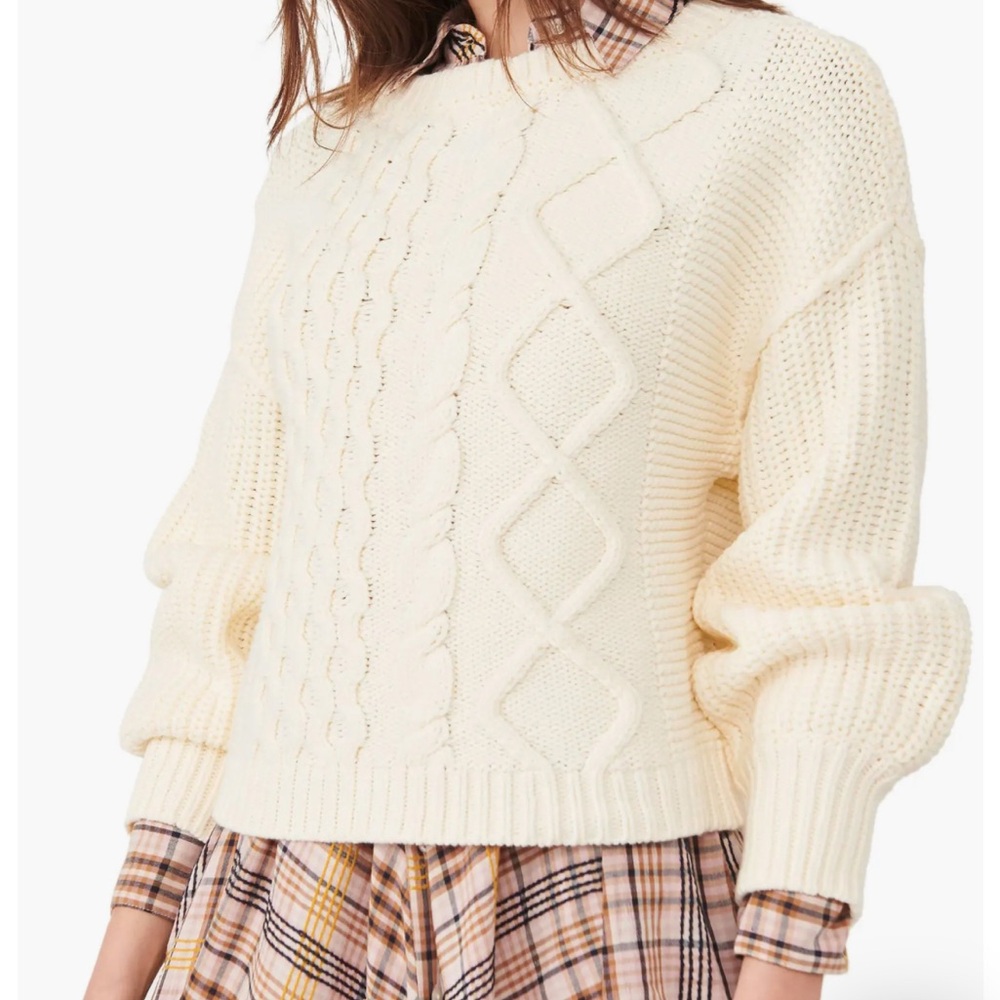 Free People Dream cable knit sweater